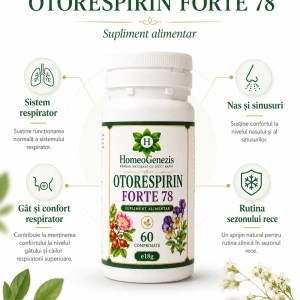 Otorespirin Forte 78 - 3 x 60 comprimate - Pachet Economic - Img 3