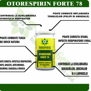 Otorespirin Forte 78 - 60 comp Data expirarii: 2026 - Img 2