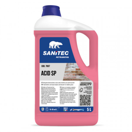 SANITEC Detergent detartrant (pe baza de hcl) pentru murdaria dificila, 5000 ml