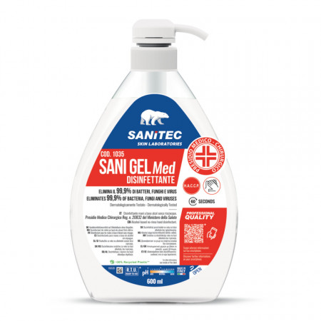 SANITEC Gel dezinfectant pentru maini, 600 ml