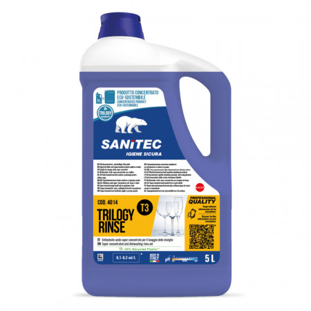 SANITEC Aditiv de clătire acid super concentrat pentru spălarea automată a vaselor, 5000 ml