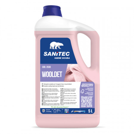 SANITEC Detergent pentru spălarea lânii și a țesăturilor delicate - orhidee și mosc , 5000 ml