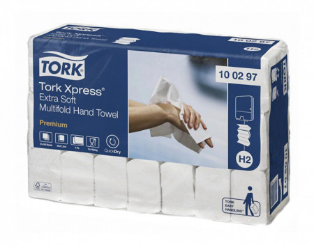 Prosoape pliate Tork Xpress Multifold Extra Soft,100 portii
