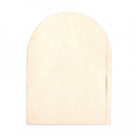 Blank din lemn pentru icoane, 20 x 16 x 0.3 cm