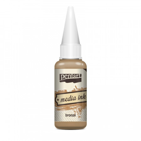Cerneala Media Ink Pentart 20 ml - Bronz