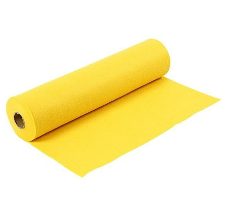 Fetru la metru 1mm grosime (42cm latime) - Galben lamai