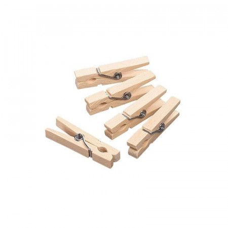 Set 30 clestisori din lemn natur, 4.8 x 0.7 cm