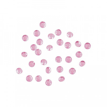 Strasuri decorative DIY 3mm - roz, 20 g