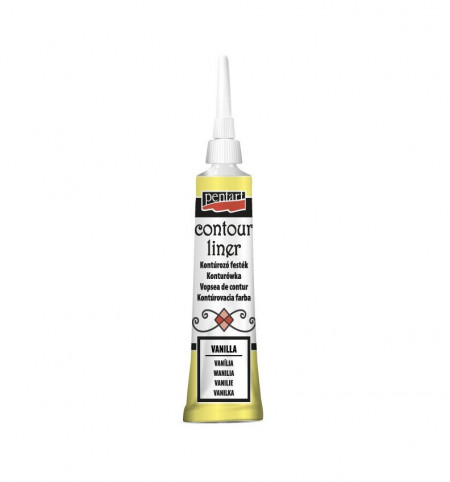 Vopsea contur universal Pentart 20 ml - Vanilie