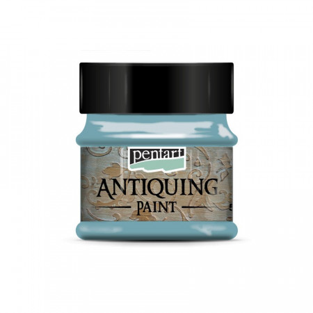 Vopsea de antichizare Pentart 50 ml - Albastru patina