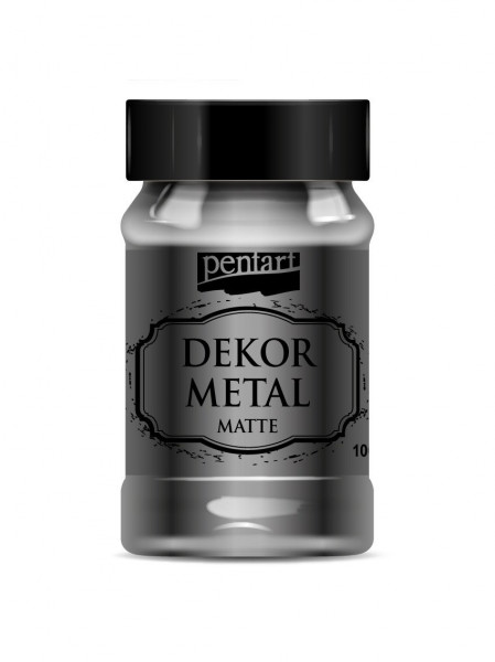 Vopsea decor metal mat 100 ml - Antracit