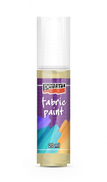 Vopsea pentru textile Pentart 20ml - Vanilie