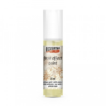 Vopsea satinare de sticla (efect gheata) Pentart 20ml - Aur antic