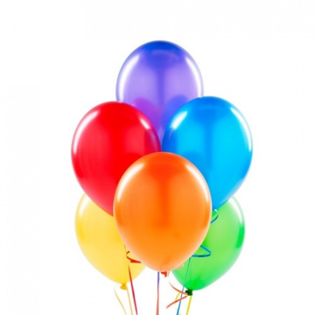 Baloane colorate Gemar - 21 cm, pachet mixt 100 buc.