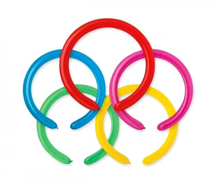 Baloane colorate Gemar - 5 cm, modelabile, set 100 buc.