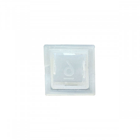 Forma profesionala de turnat din silicon transparent - zar cu numere, 2 x 2 x 2 cm