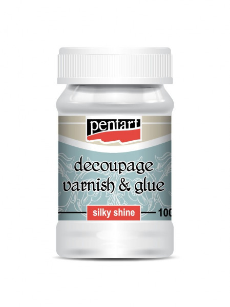 Lac adeziv decupaj Silky Shine Pentart, 100 ml