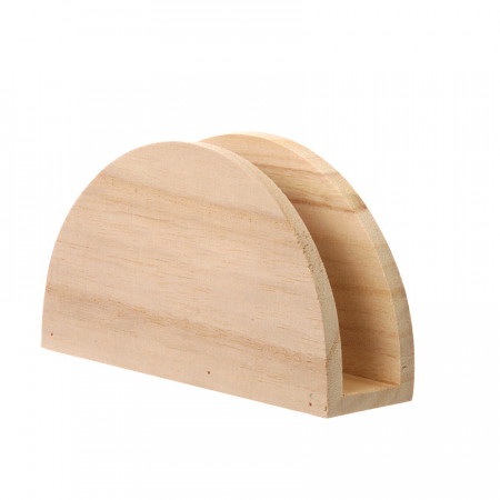 Suport din lemn pentru servetele, 14 x 4 x 8 cm