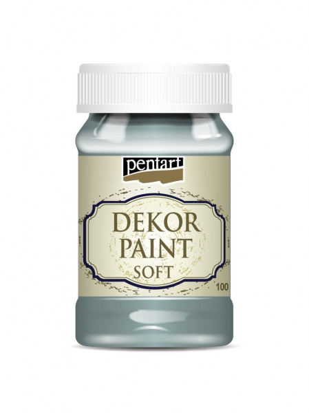 Vopsea decorativa soft Pentart 100ml - Albastru country