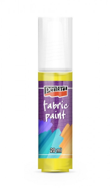 Vopsea pentru textile Pentart 20ml - Galben