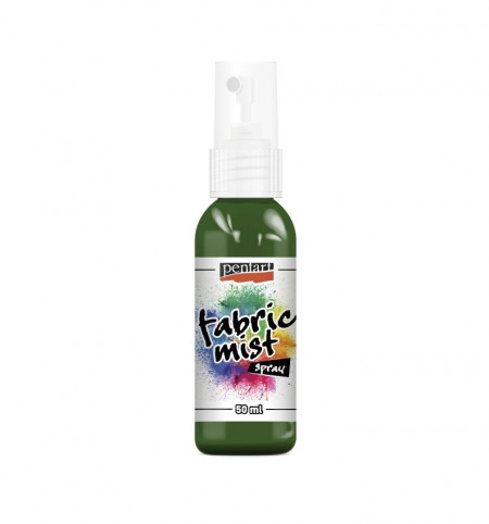 Vopsea spray pentru textile Pentart - 50 ml - Masline