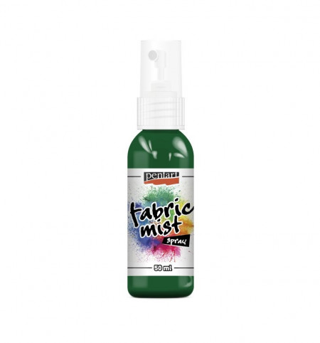 Vopsea spray pentru textile Pentart - 50 ml - Verde