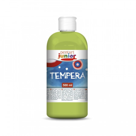 Vopsea Tempera metalizata Pentart junior 500 ml - Verde