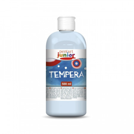 Vopsea Tempera Pentart junior 500 ml - Albastru deschis