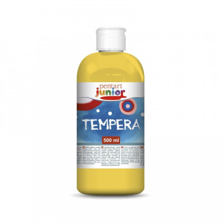 Vopsea Tempera Pentart junior 500 ml - Galben soare