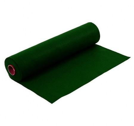 Fetru la metru 1 mm grosime (42 cm latime) - Verde inchis/ brad