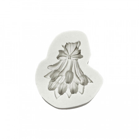 Forma de turnat / modelat din silicon DIY - buchet de lalele, 7.5 x 9 cm