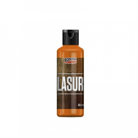 Lazura lemn pentru interior Pentart 80ml - Portocaliu