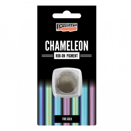 Pigment rub-on Pentart - efect chameleon, 0.5 g - Roz rosiatic