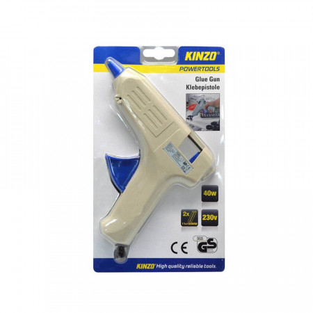 Pistol de lipit cu batoane silicon 40W - KINZO