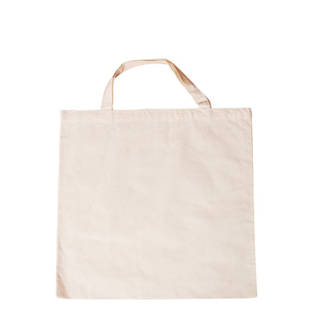 Sacosa bumbac pentru cumparaturi - natur, 38 x 42 cm