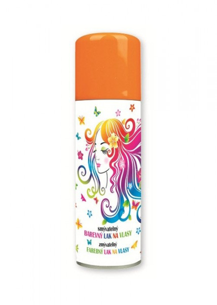 Spray colorant de par pentru petreceri 125ml - Portocaliu