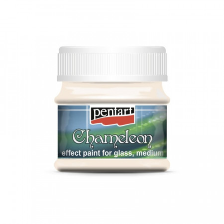 Vopsea de sticla si medium Cameleon Pentart 50ml - Auriu cameleon