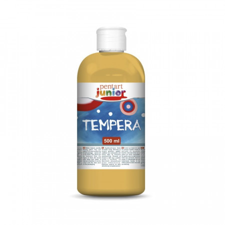 Vopsea Tempera metalizata Pentart junior 500 ml - Auriu