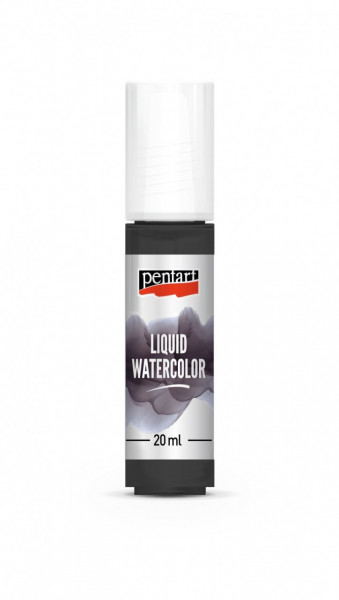 Acuarela lichida Pentart 20 ml - Negru