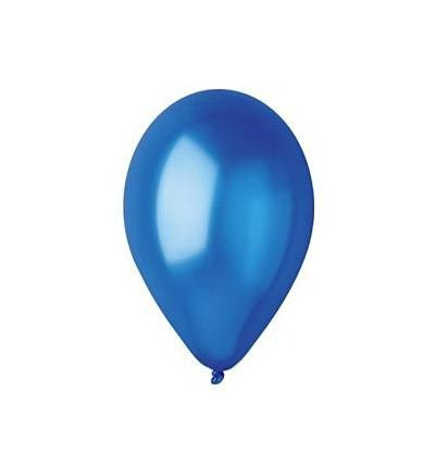 Baloane colorate Gemar - culori metalizate 26 cm, set 100 buc. - Albastru inchis