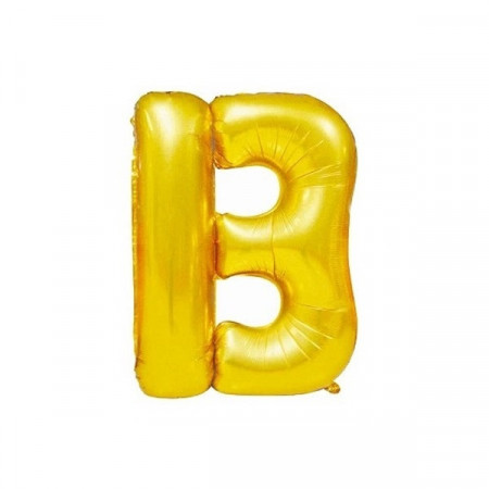 Baloane folie 32" (67cm) auriu litera B