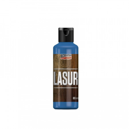 Lazura lemn Pentart 80ml - Albastru