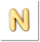 Litera din lemn - litera N (pret/buc)