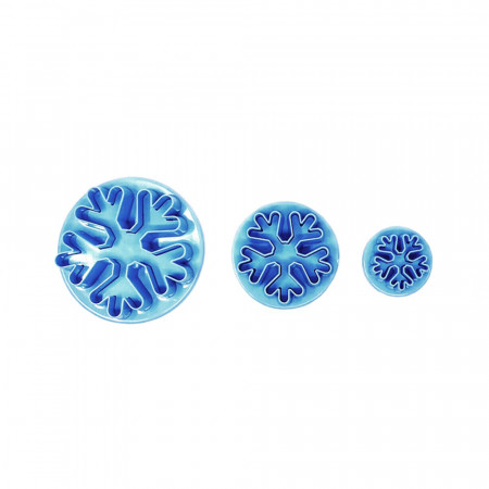 Set 3 forme de modelaj si decupare DIY - fulgi de zapada
