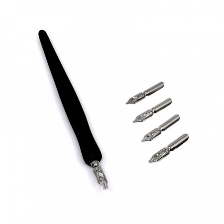 Set caligrafie cu 5 varfuri diferite