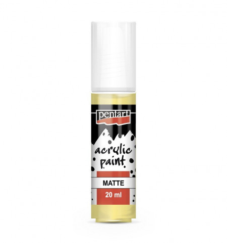 Vopsea acrilica mata Pentart 20 ml - Vanilie