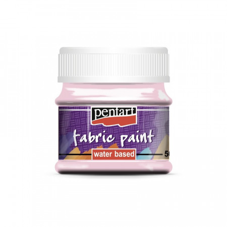 Vopsea pentru textile Pentart 50ml - Roz