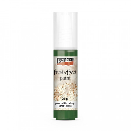 Vopsea satinare de sticla (efect gheata) Pentart 20ml - Verde