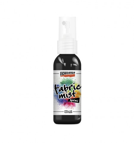 Vopsea spray pentru textile Pentart - 50 ml - Negru