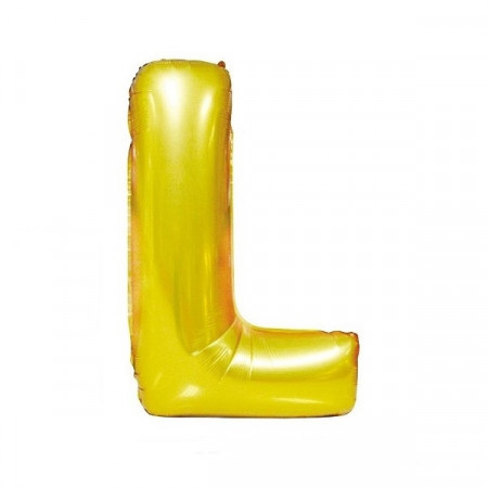 Baloane folie 16" (41cm) auriu litera L